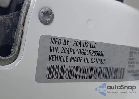 2020 Chrysler Voyager Lxi from USA, damaged, VIN 2C4RC1DG8LR265030